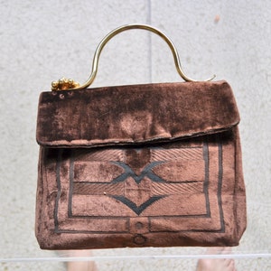 Cesare Piccini velvet purse