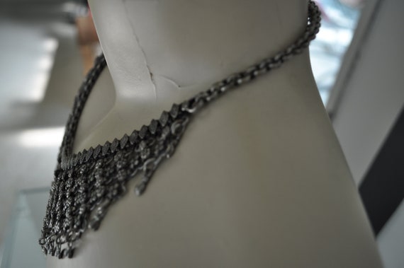 Beaded chocker necklace 70s - image 4