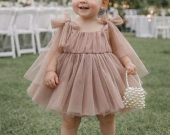 Baby Girl Mesh Tutu Dress | Lace Princess Romper Dress | Sleeveless Birthday Outfit | Soft Summer Baby Party Dress