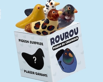 Blindbox pigeon (version email craquelé)