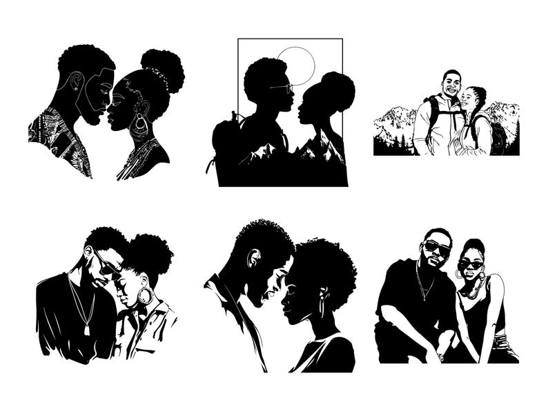 black couple svg, african american couple svg, black love svg png, couple silhouette svg, romantic couple svg, man woman svg, love couple clipart, wedding couple svg, anniversary svg png, valentine couple svg, black romance svg, engagement couple svg, cultural love svg, marriage svg cut files, cricut couple svg, silhouette cameo svg, modern couple art svg, black family svg