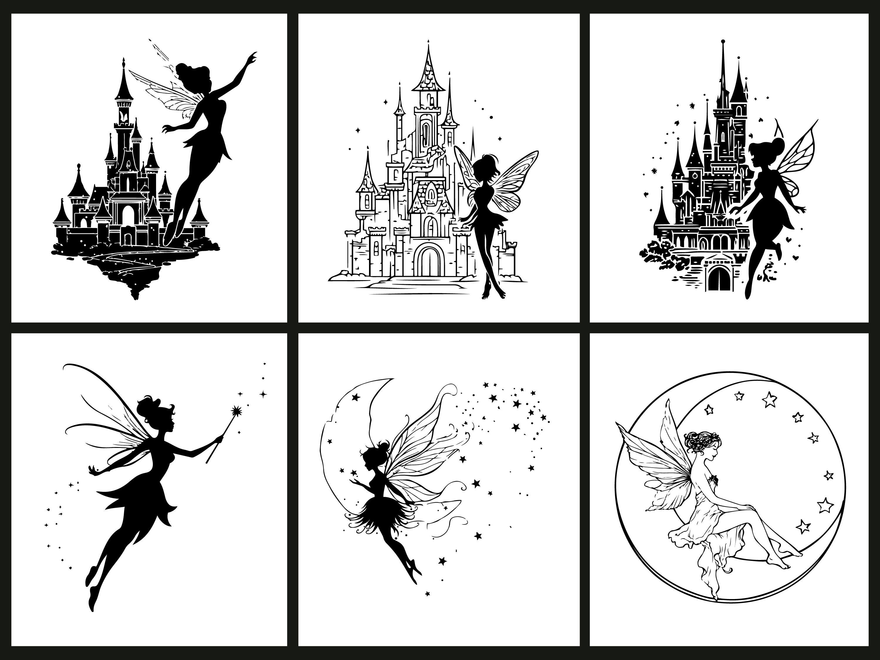 Fairy SVG PNG, Magical Fairy Silhouette Cut File for Cricut, Fantasy ...