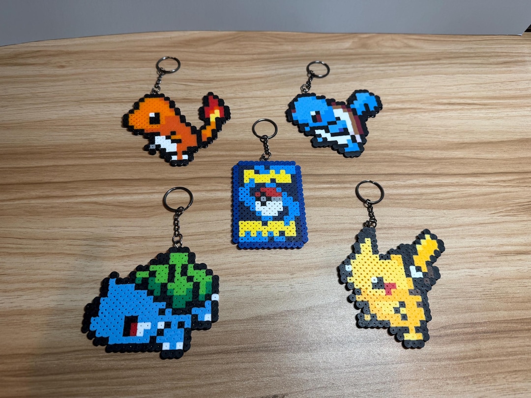 Pokémon Keychain - Etsy