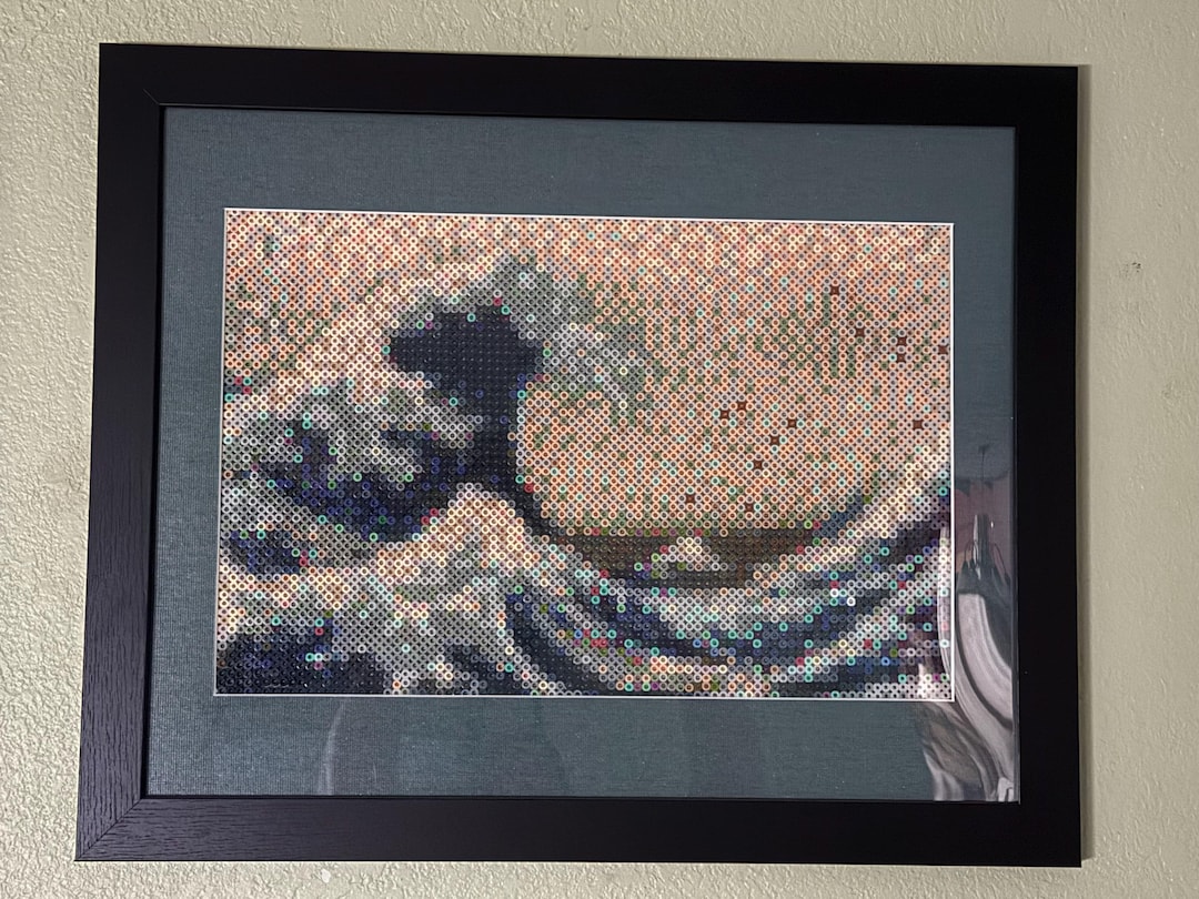 Great Wave Perler Bead Pattern - Etsy