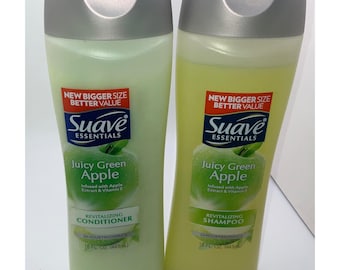EINGESCHLOSSEN Suave Juicy Green Apple Shampoo und Conditioner Set 15 oz 2er Pack