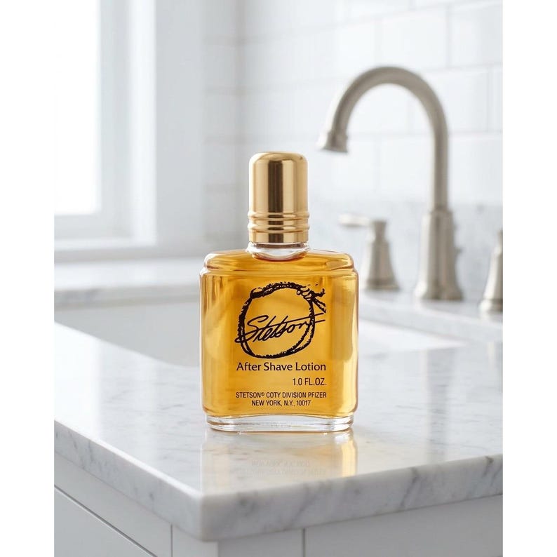 Lozione dopobarba Vintage Stetson Coty Pfizer 1,0 fl oz Fragranza da uomo Splash immagine 1