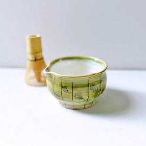 handmade matcha bowl, Matcha bowl with spout, small prep bowl, pottery bowl handmade, ceramic matcha bowl, chawan tea bowl, chawan pottery