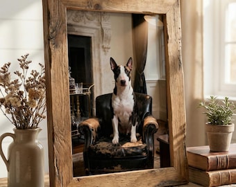 A3/A4/A5 Bull Terrier Portrait Print | Dog Wall Art Decor
