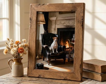 A3/A4/A5 Jack Russell Terrier Portrait Print | Dog Wall Art Decor