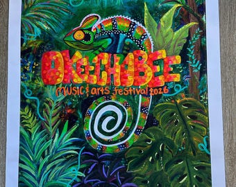 Okeechobee Music Festival Art Print | Jungle Bass