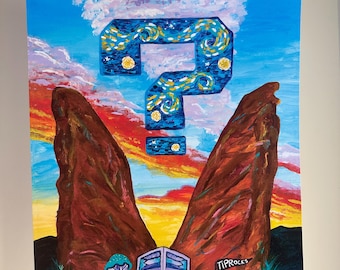 Tipper at Red Rocks Art Print
