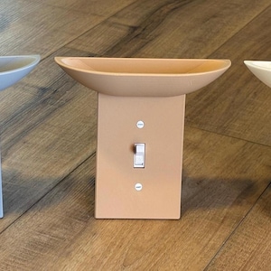 Bowl Outlet or Switch Cover - Personal Item holder for kitchen, bathroom, entry way