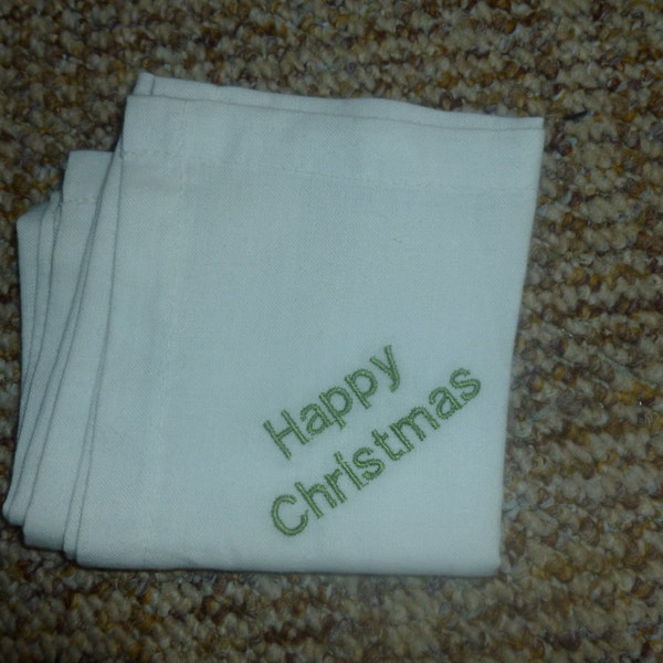 Personalised Handkerchief - made to order - makes a great gift