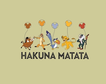 Hakuna Matata Disneyland PNG, Animal Kingdom Lion Png, Disneyworld Lion Descarga digital, Timon Pumbaa Safari Wild Trip PNG