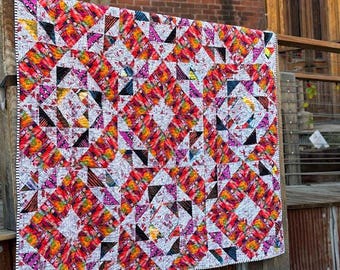 Urban Flare Quilt Pattern PDF Printable