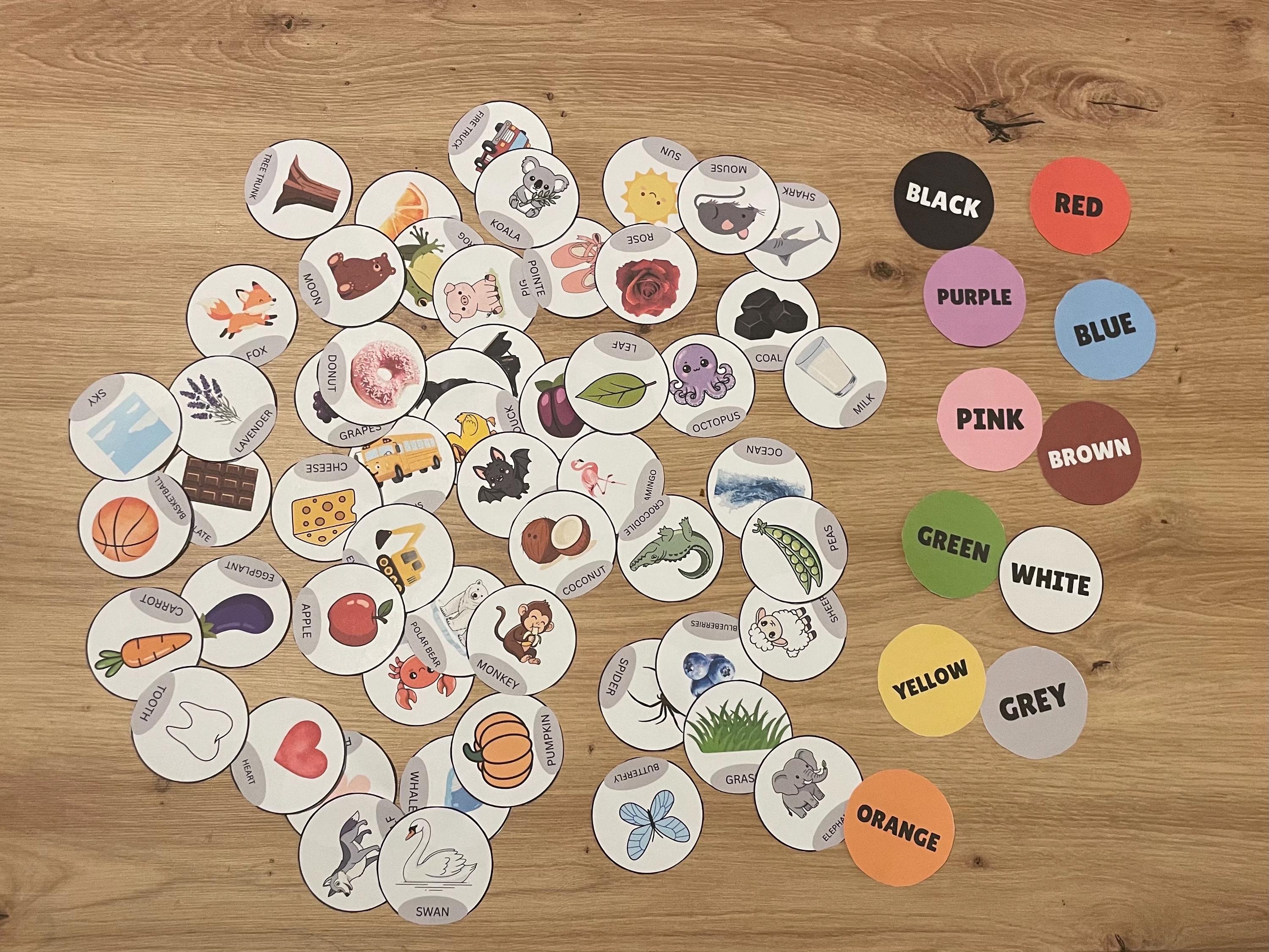 Toddler Color Sorting Game | Montessori Learning Activity (PDF Download ...