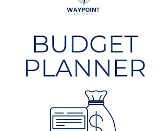 Planificador de presupuesto imprimible / Versión 2 / Socios de WAYPOINT