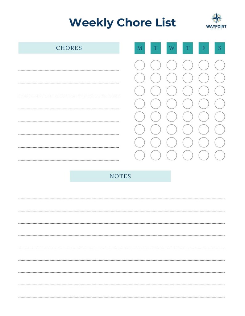 Cleaning Checklist Printable - Weekly, Monthly & Deep Clean Schedule ...
