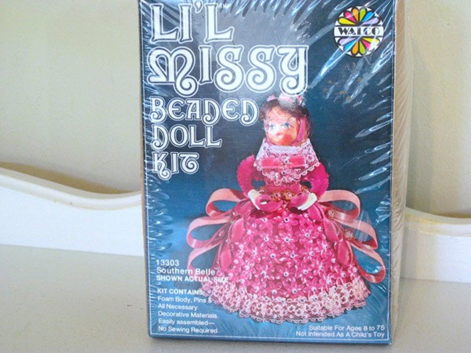 Vintage Kit Beaded Doll Lil Missy Southern Belle Walco Etsy