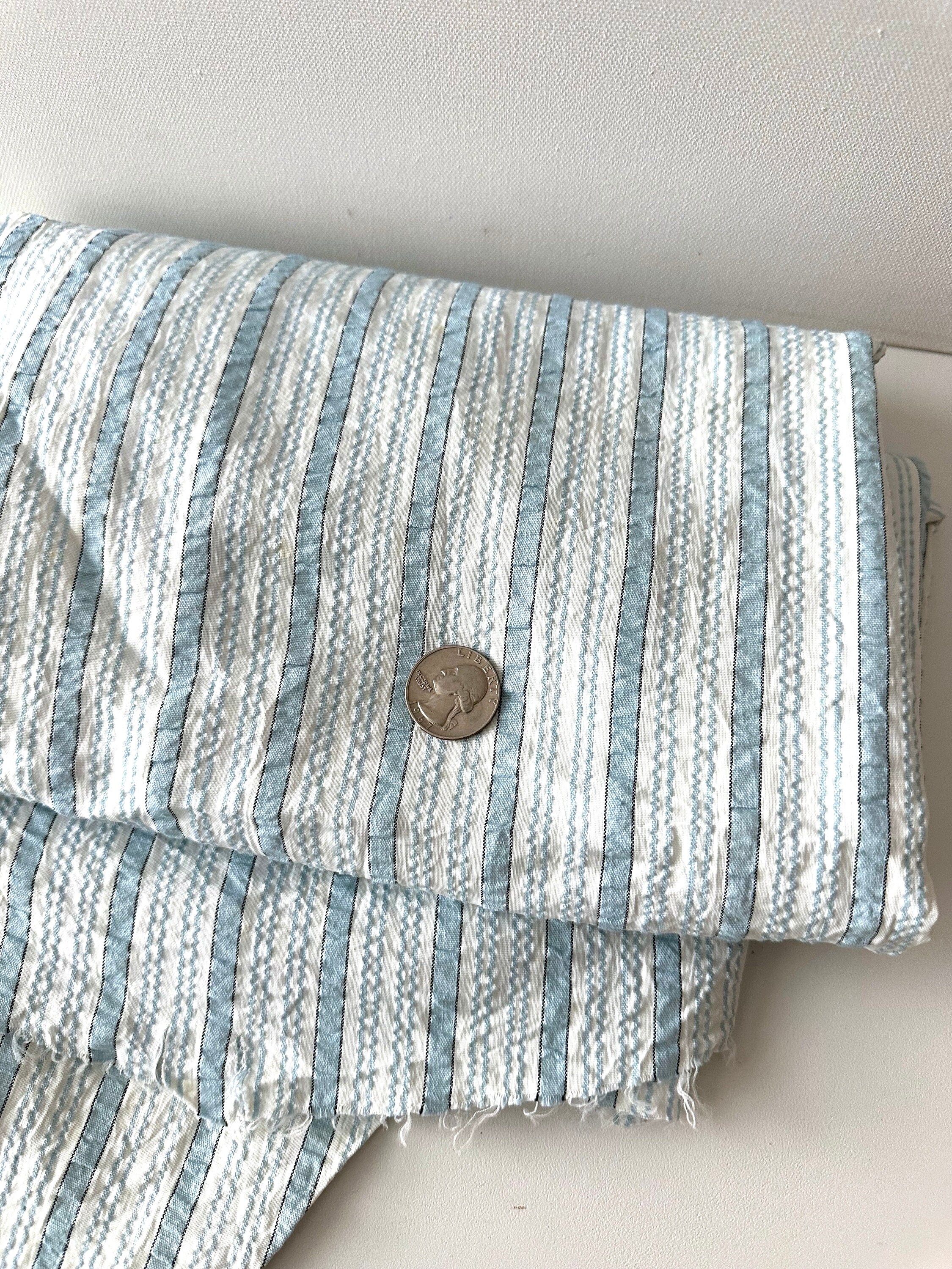 フィフティーズ・ファブリック【50年代〜60年代】B Vintage Seersucker Fabric: (50