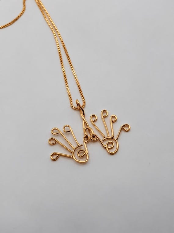 Ofelia Necklace, Pan’s Labyrynth Inspired, 14k Solid Gold