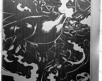 Mega Charizard Top Loader Binder: Custom Anime TCG Card Album