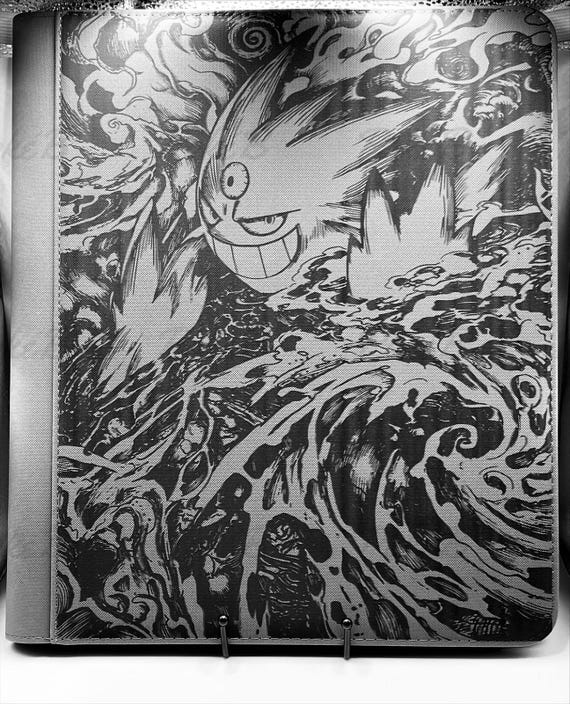 Gengar Mega Top Loader Binder | Pokemon TCG Binder | Custom Pokemon TCG Card  Album - Etsy