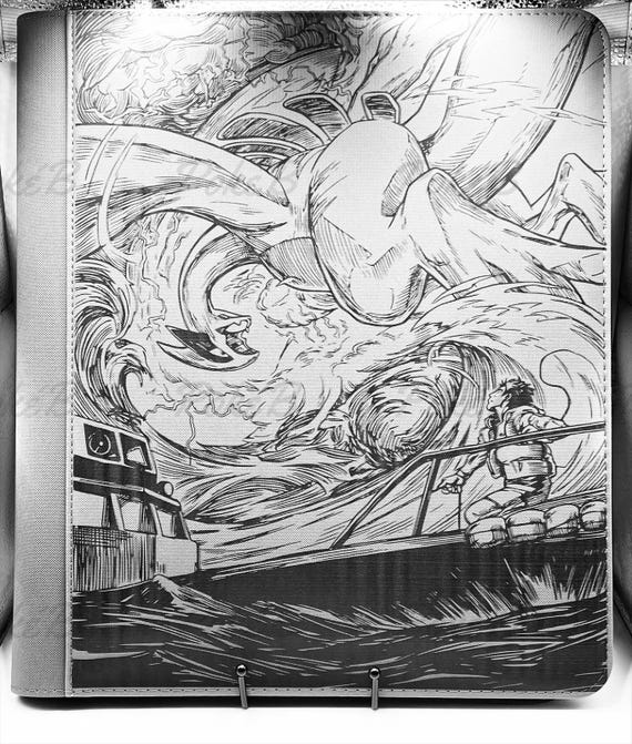 lugia card binder Pokmon Lugia Laser Engraved 360 SLOT Side Load Ringless Binder