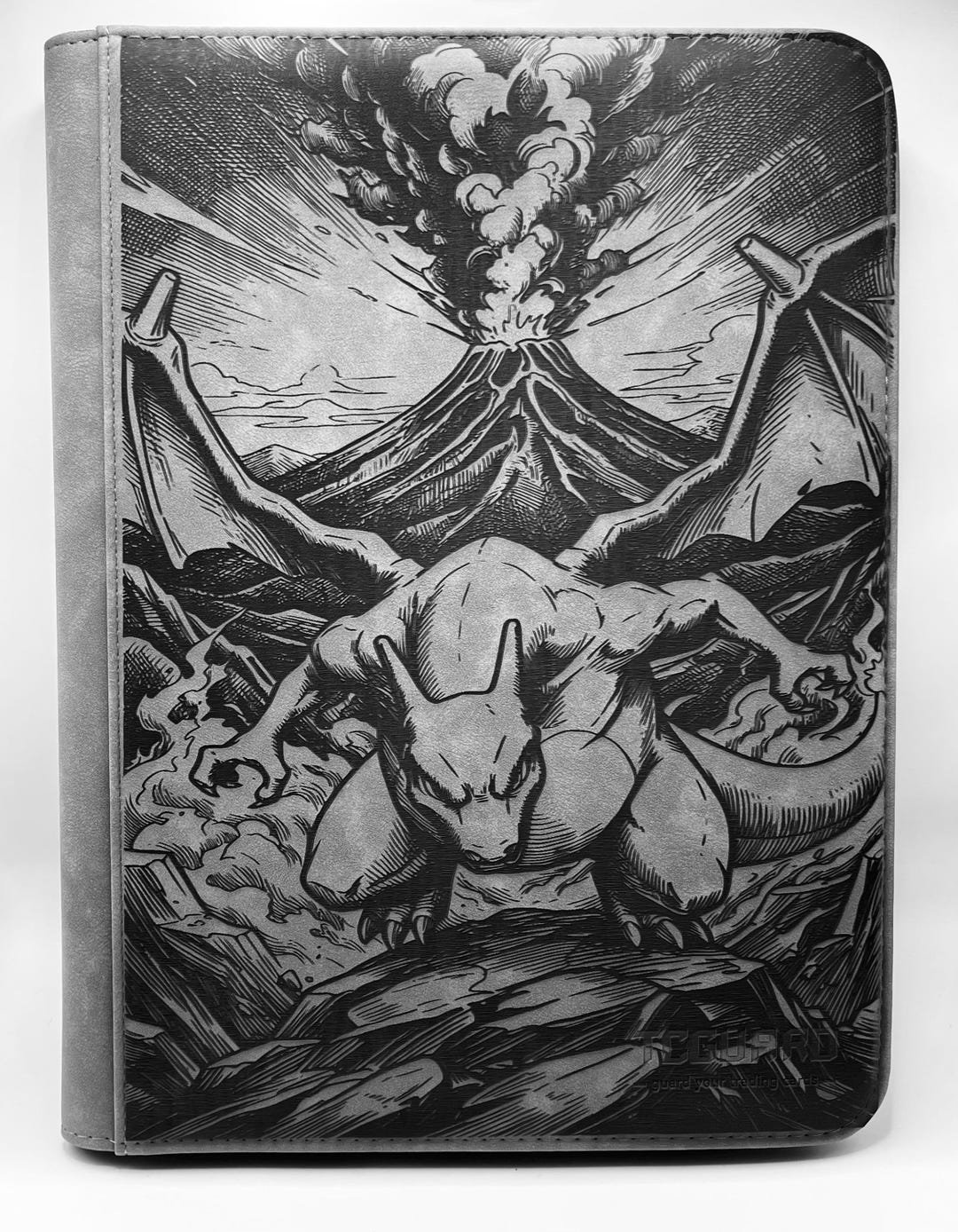 charizard pokemon card book Binder: 9-Pocket: PRO: Pokmon: Mega QuickTCG LLC Designed with nine Custom Charizard Pokemon Binder Art