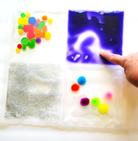 Sensory Play Mat, 4 in 1 XL Squish Panel