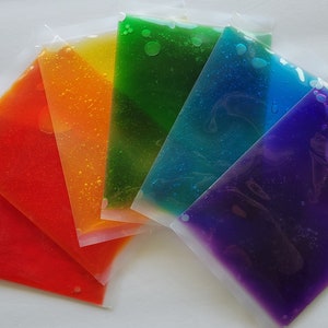 Squish Panels- Rainbow Set of 6