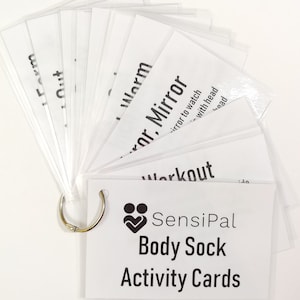 COPIA DIGITALE Schede attività Body Sock, file stampabile