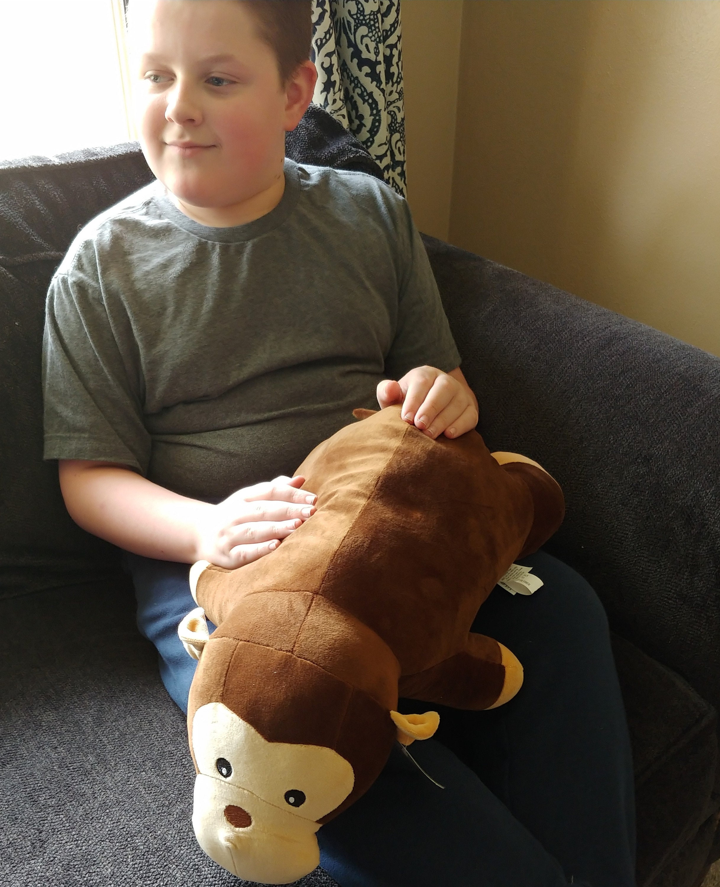 Weighted Plush Monkey Etsy