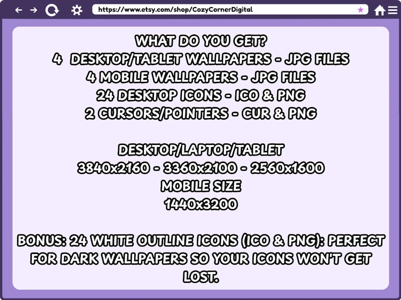 Celestial Witchcraft desktop wallpapers icons purple desktop organizer witchy kawaii background windows mac magic mystic moon goth pack image 5