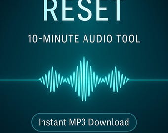 Focus Reset – 10 Minute ADHD Focus MP3 for Study, Work, Clarity and Deep Work Productivity • Instant Download