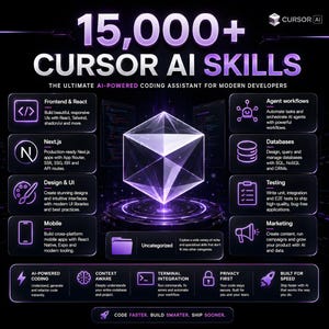 15000+ Cursor AI Skills Pack | Coding Skills, Prompts, Agents (Digital Download)