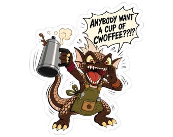 Bean the Barista | Kiss-Cut Sticker