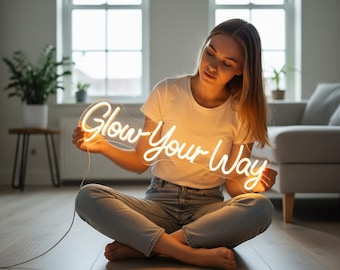 Custom LED Neon Sign, Personalized Wedding & Home Decor