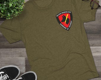Military Working Dogs Crew Tee | K9 Handler Shirt, Service Dog Tribute