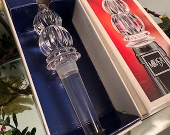 Vintage Kristall Mikasa Flaschenverschluss Aus Österreich