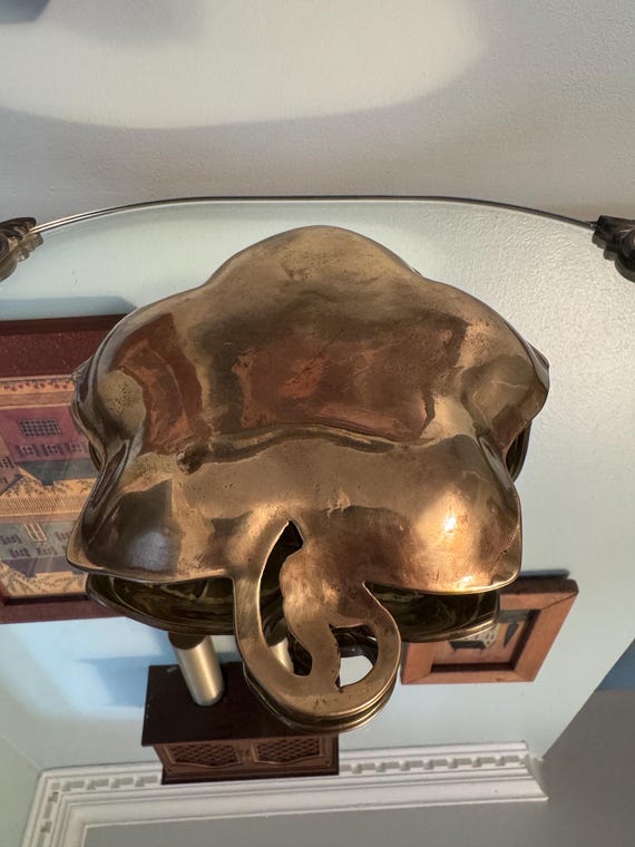 Decorative Vintage Solid Brass Grape Leaf Trinket… - image 2