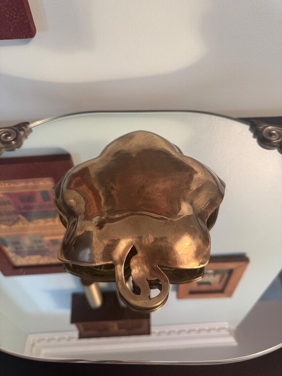 Decorative Vintage Solid Brass Grape Leaf Trinket… - image 4