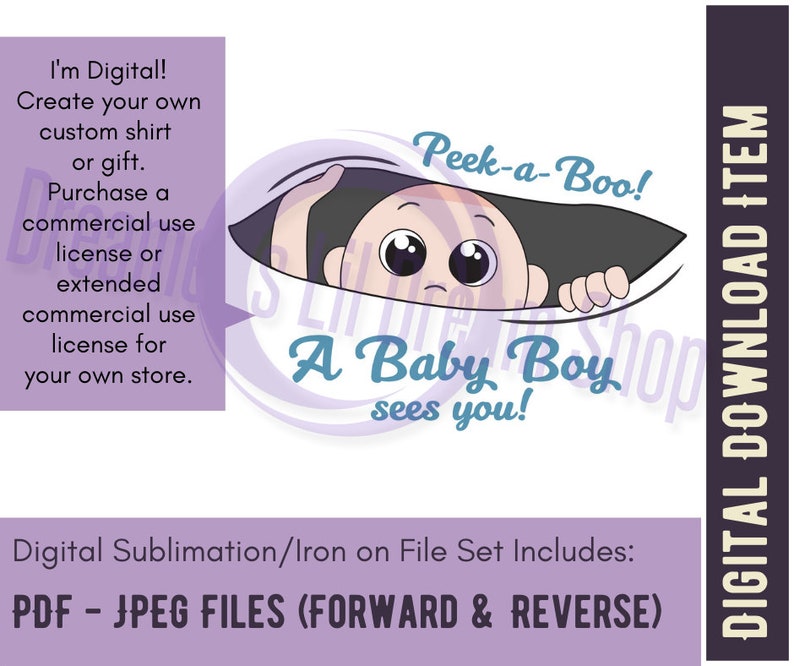 Peeking Baby Boy Maternity Shirt Iron-on Printable Tone 2 - Etsy