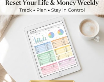 Printable Planer + Wochenplaner für das Leben & Geld zurücksetzen + Bonus