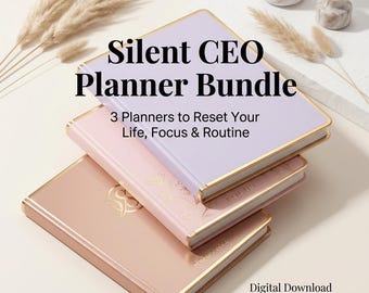 Minimalist Tagebuch für Frauen, Mindset-Planer, Selbstfürsorge, Reflexion, Kreativität, digitaler Download