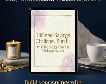 Spar-Challenge Bundle druckbare 52 Woche 5000 10000 100 Umschlag