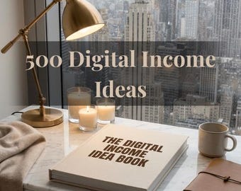 Digitales Produkt-Bundle: Blueprint + 500 Income Ideen + AI Toolkit