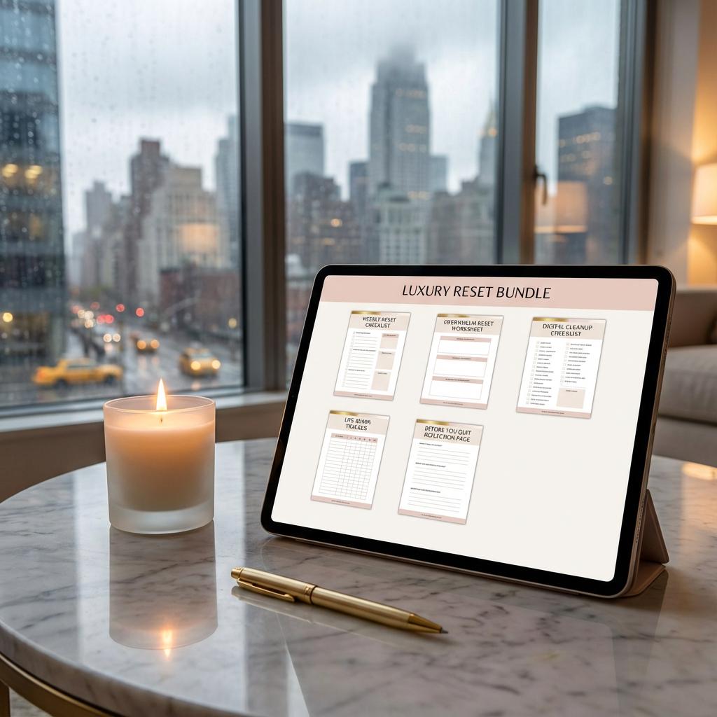 Silent CEO Reset Planner for Women Productivity Goal Planner Mindset ...