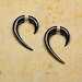 see more listings in the Fake Gauge Horn Earrings section