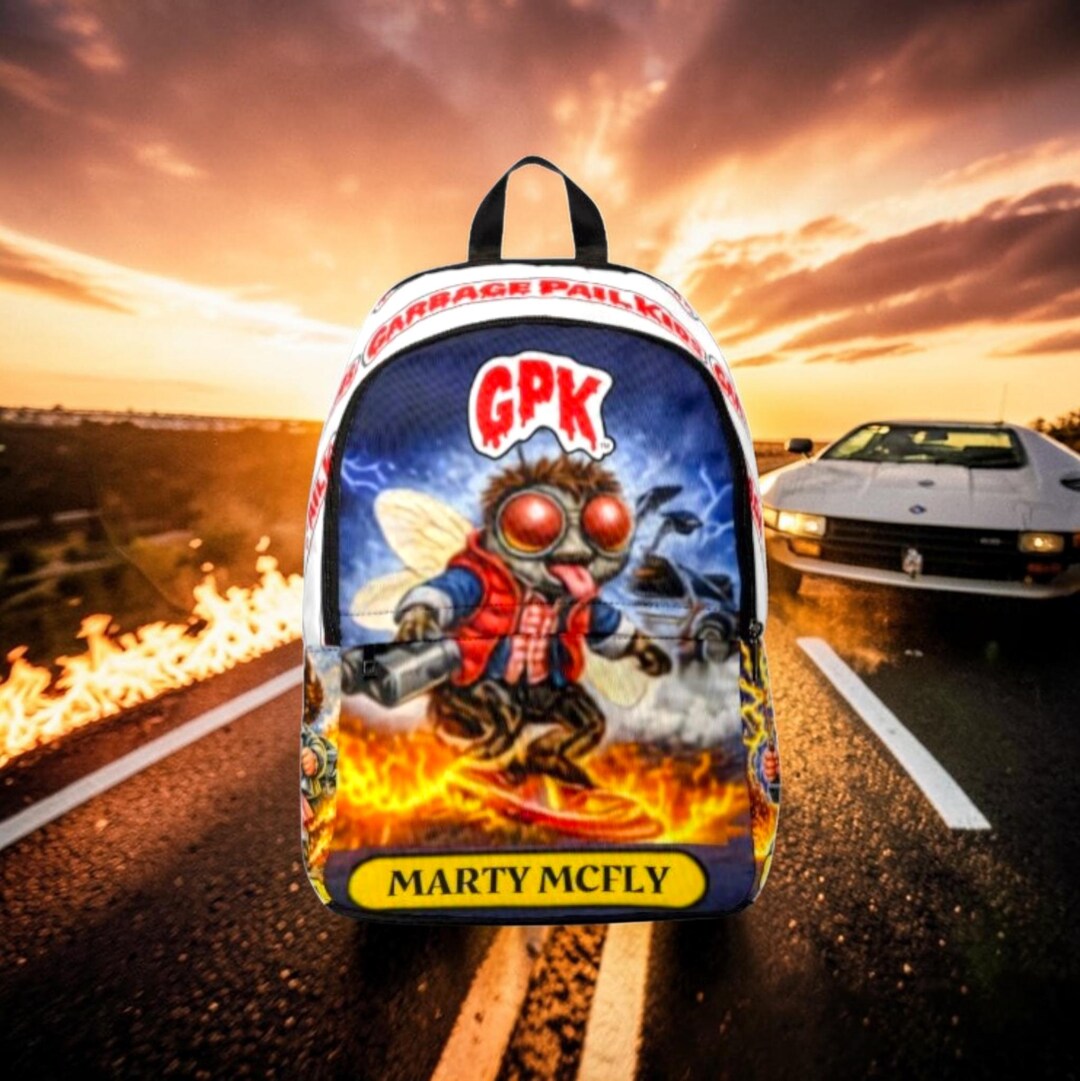 Back to the Future Inspired GPK Backpack - Etsy UK